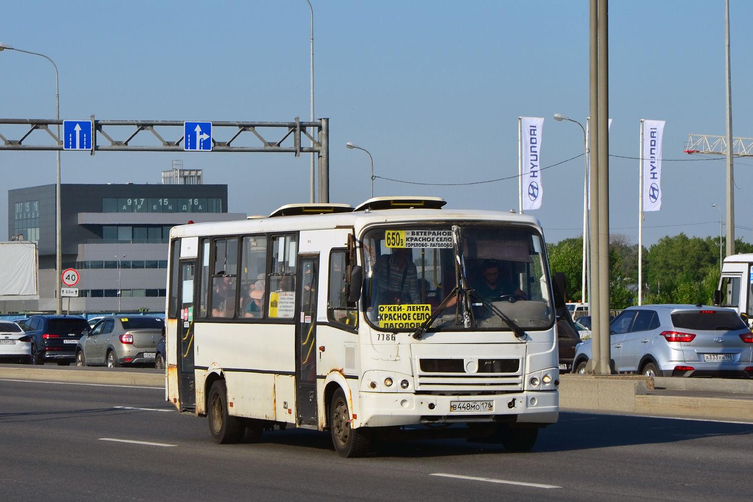 Ленинградская область, ПАЗ-320412-05 № 7786