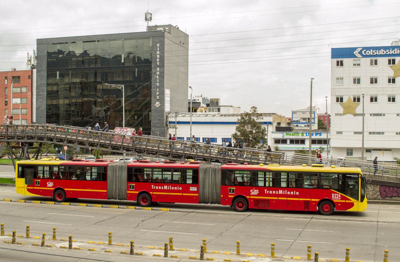Колумбия, Busscar Urbanuss Pluss Biarticulado № D224