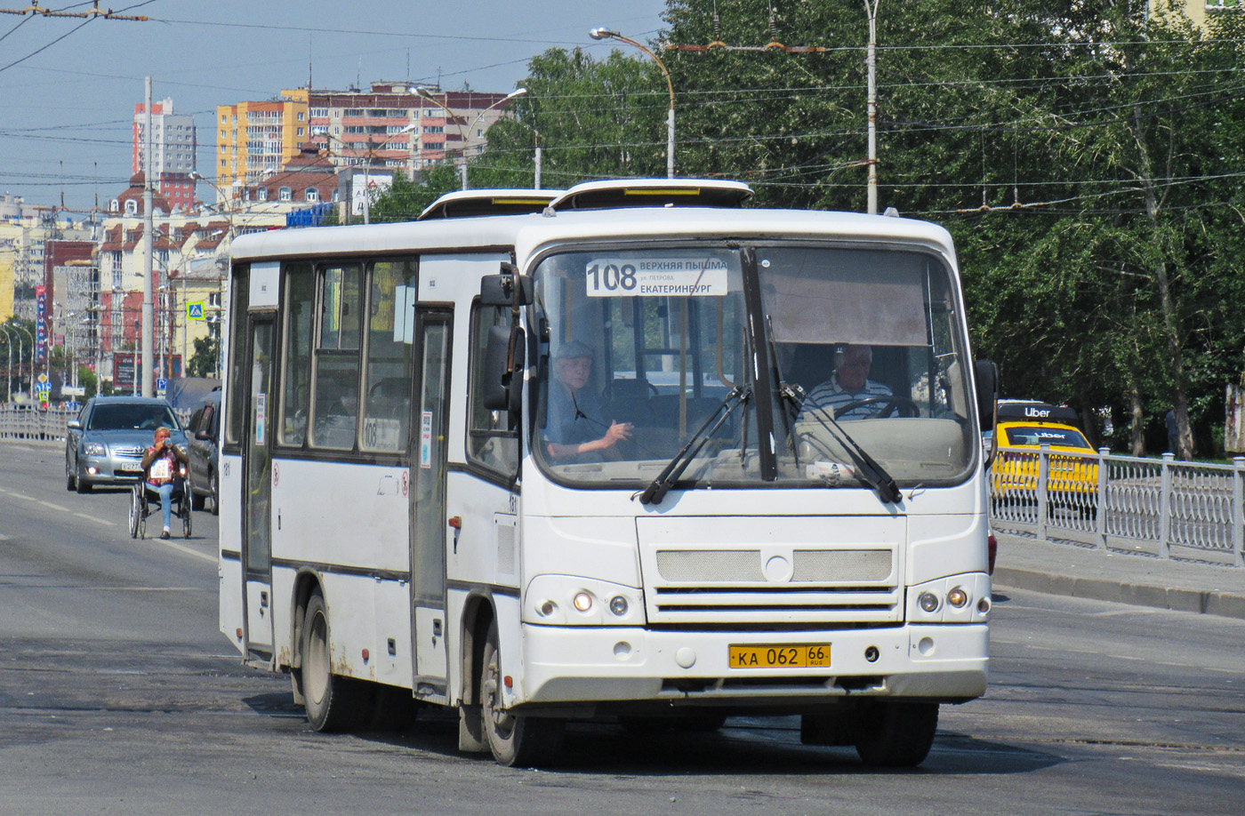 Свердловская область, ПАЗ-320402-05 № 181