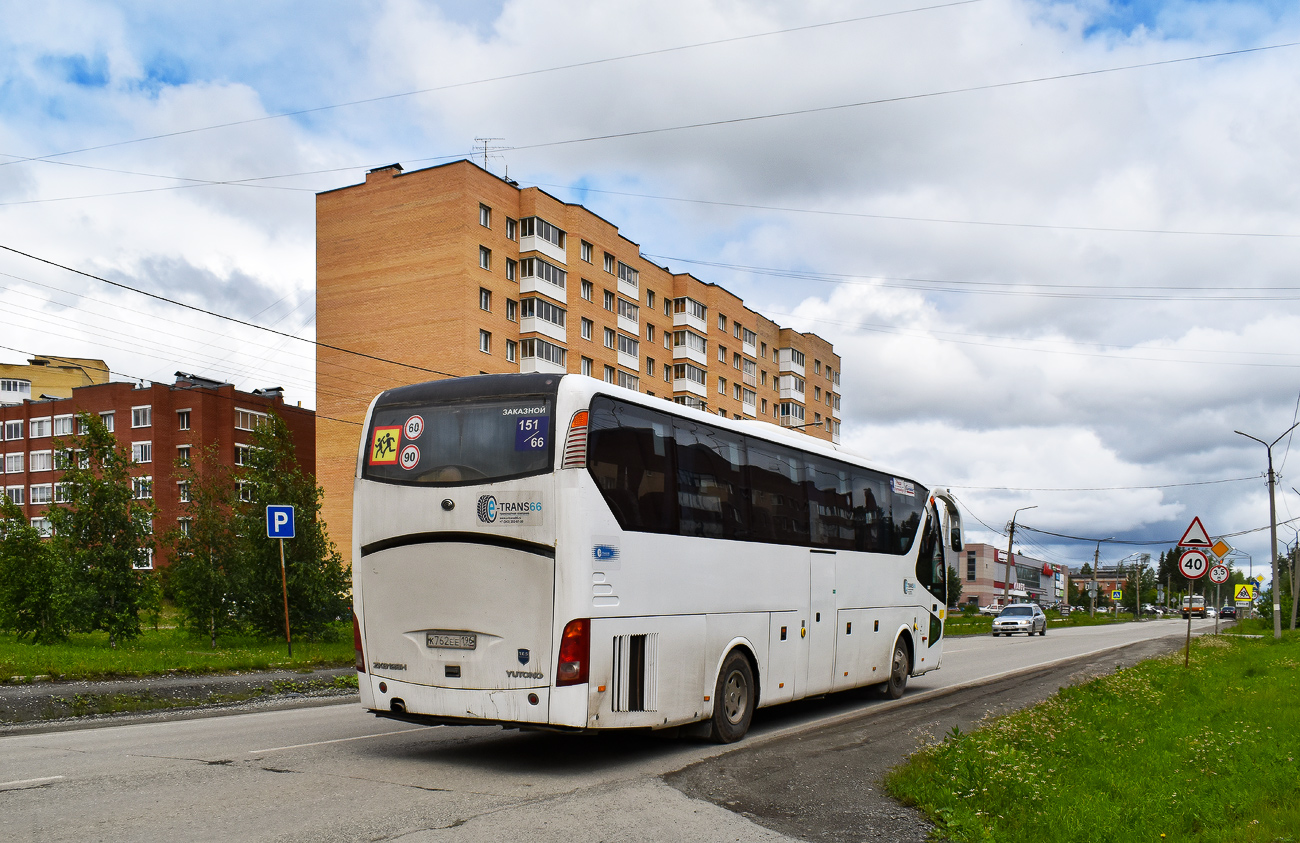 Свердловская область, Yutong ZK6129H № К 762 ЕЕ 196