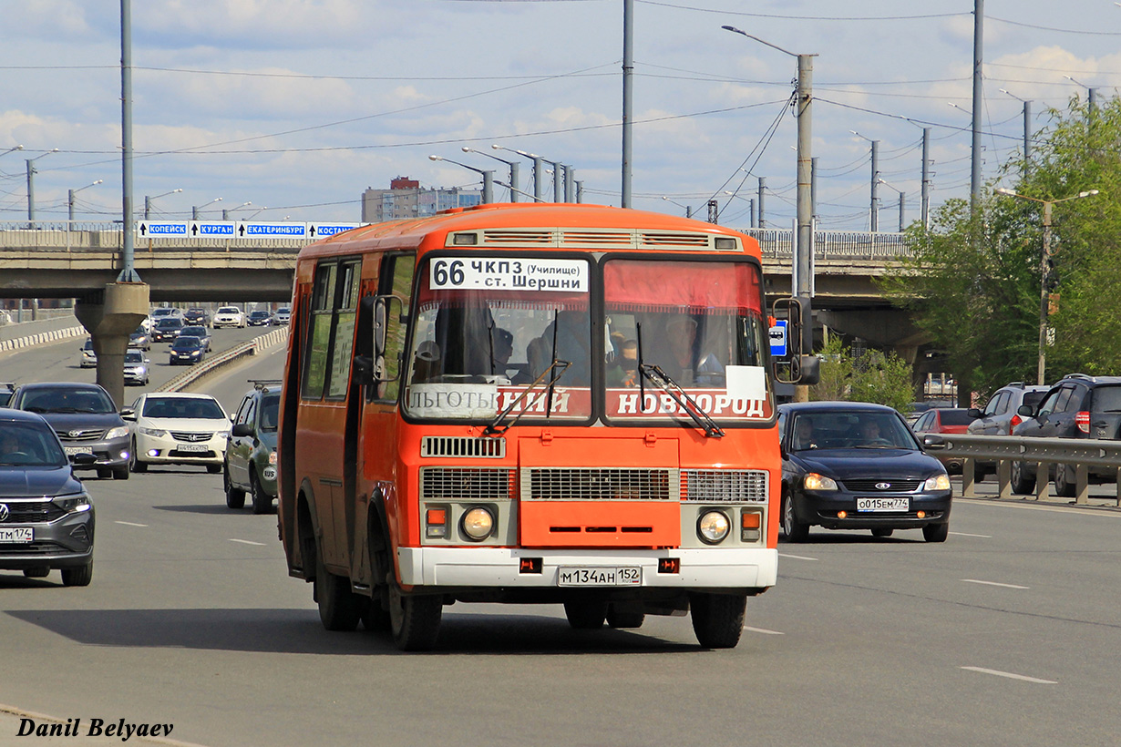 Челябинская область, ПАЗ-32054 № М 134 АН 152