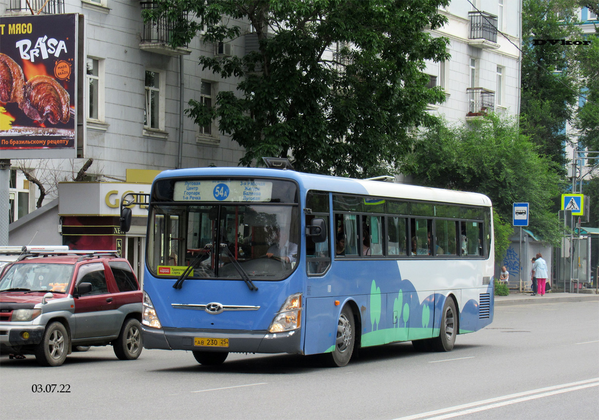 Приморский край, Hyundai New Super AeroCity 1F/L № АВ 230 25