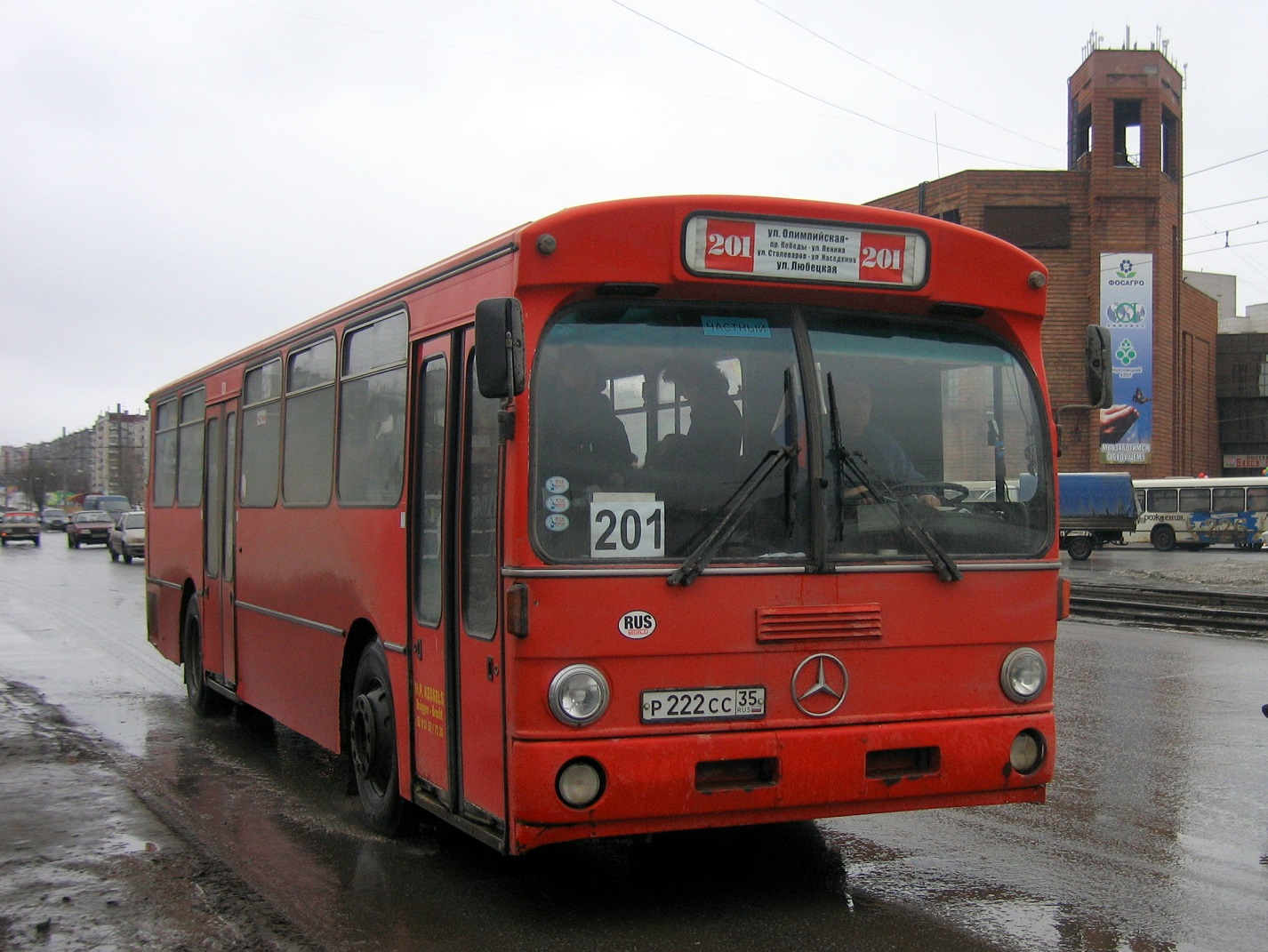 Вологодская область, Mercedes-Benz O305 № Р 222 СС 35