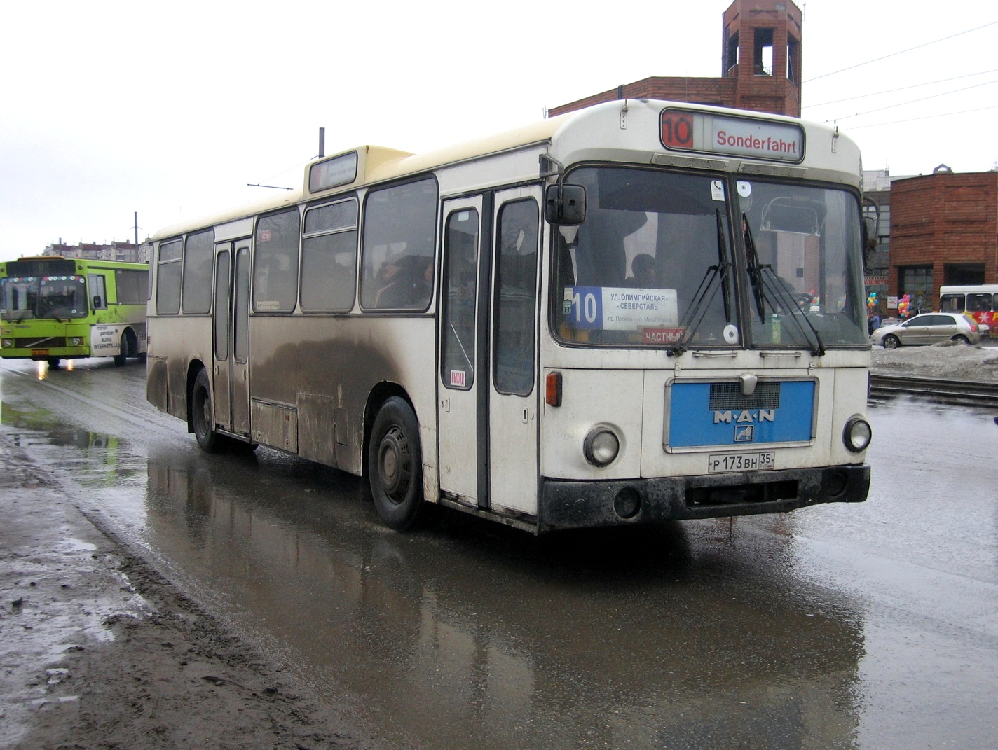 Вологодская область, MAN 192 SL200 № Р 173 ВН 35