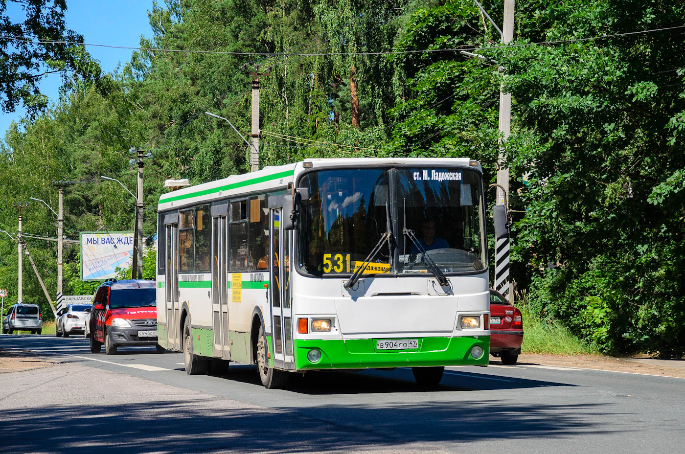 Ленинградская область, ЛиАЗ-5256.53 № В 904 СО 47