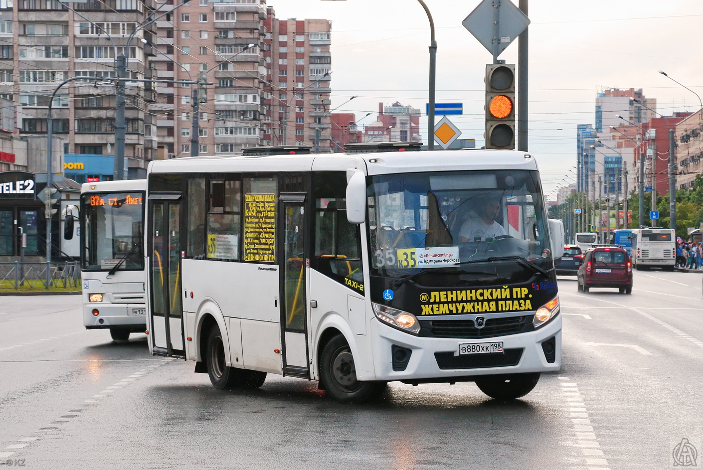 Санкт-Петербург, ПАЗ-320435-04 "Vector Next" № В 880 ХК 198 Санкт-Петербург, ПАЗ-320435-04 "Vector Next" № В 880 ХК 198