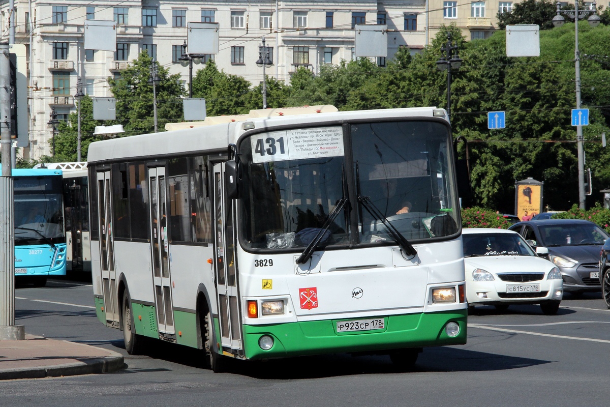 Ленинградская область, ЛиАЗ-5293.60 № 3829