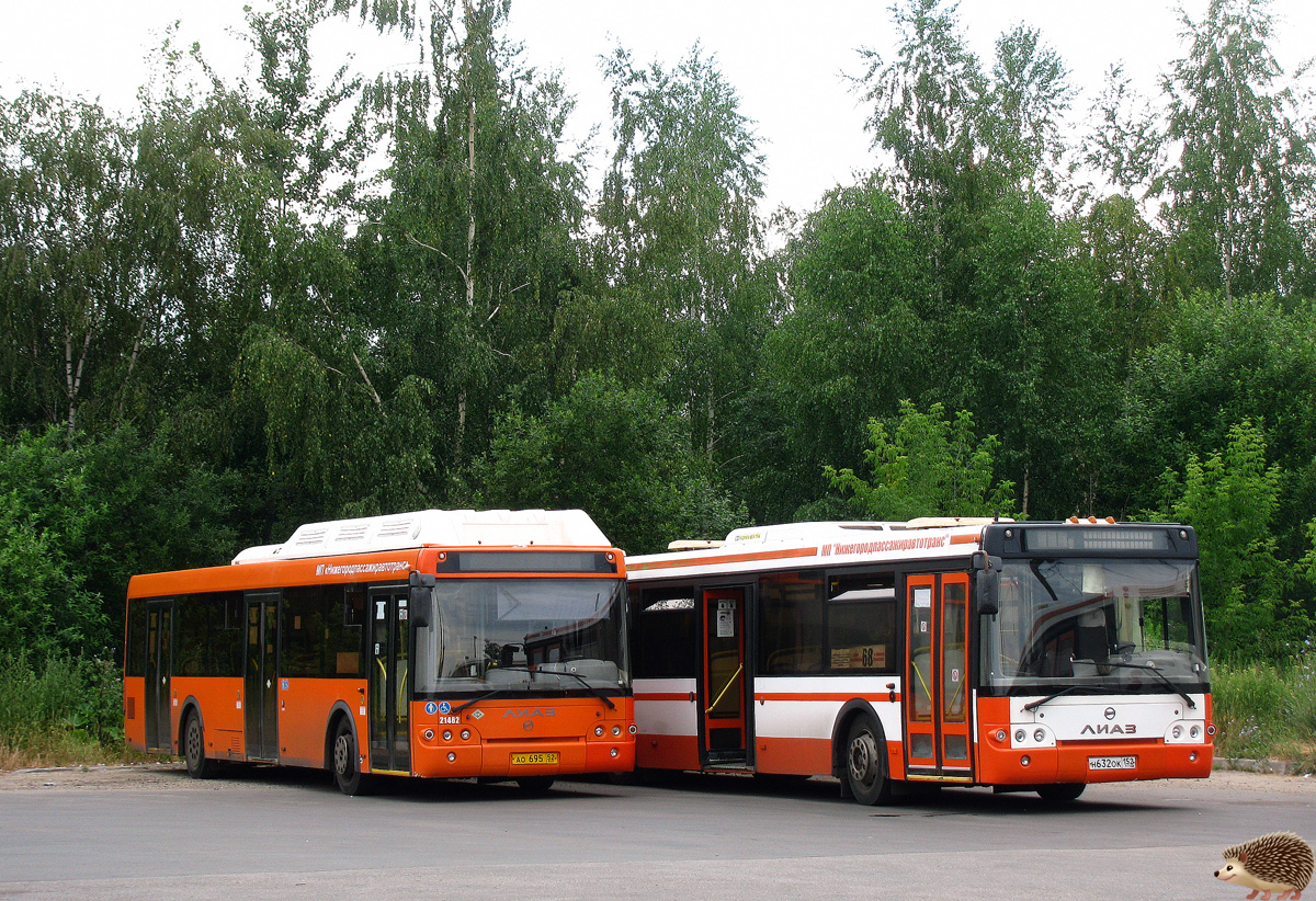 Nizhegorodskaya region, LiAZ-5292.67 (CNG) Nr. 21482; Nizhegorodskaya region — Bus stations, End Stations