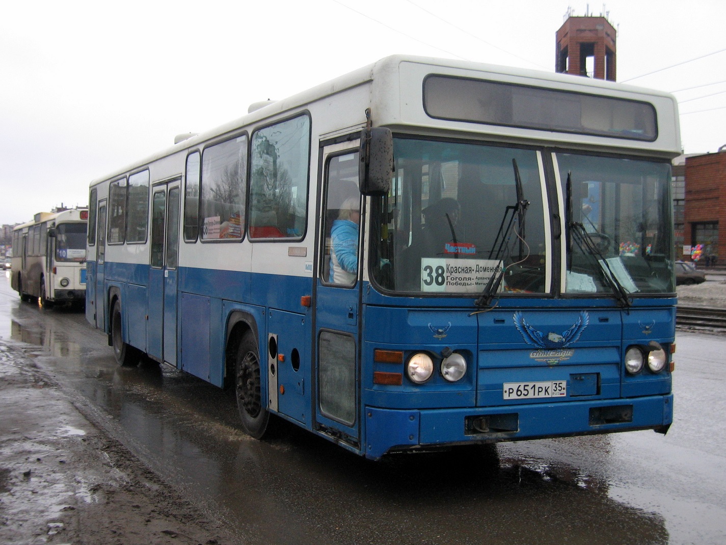 Vologda region, MAN 192 SL200 # Р 173 ВН 35; Vologda region, Scania CN112CL # Р 651 РК 35