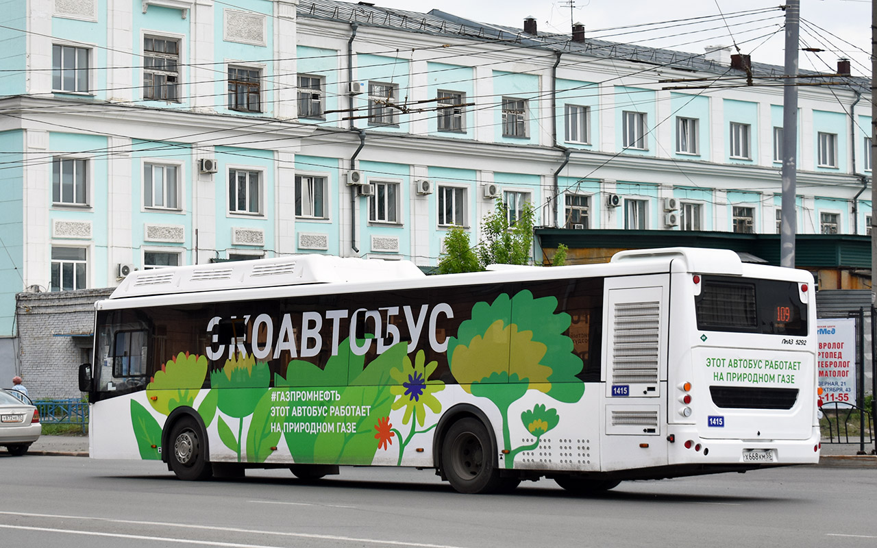 Omsk region, LiAZ-5292.67 (CNG) Nr. 1415