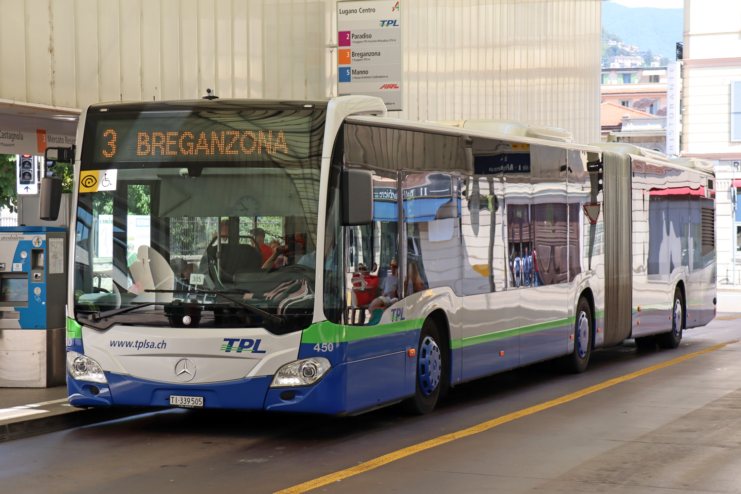 Швейцария, Mercedes-Benz Citaro C2 G № 450