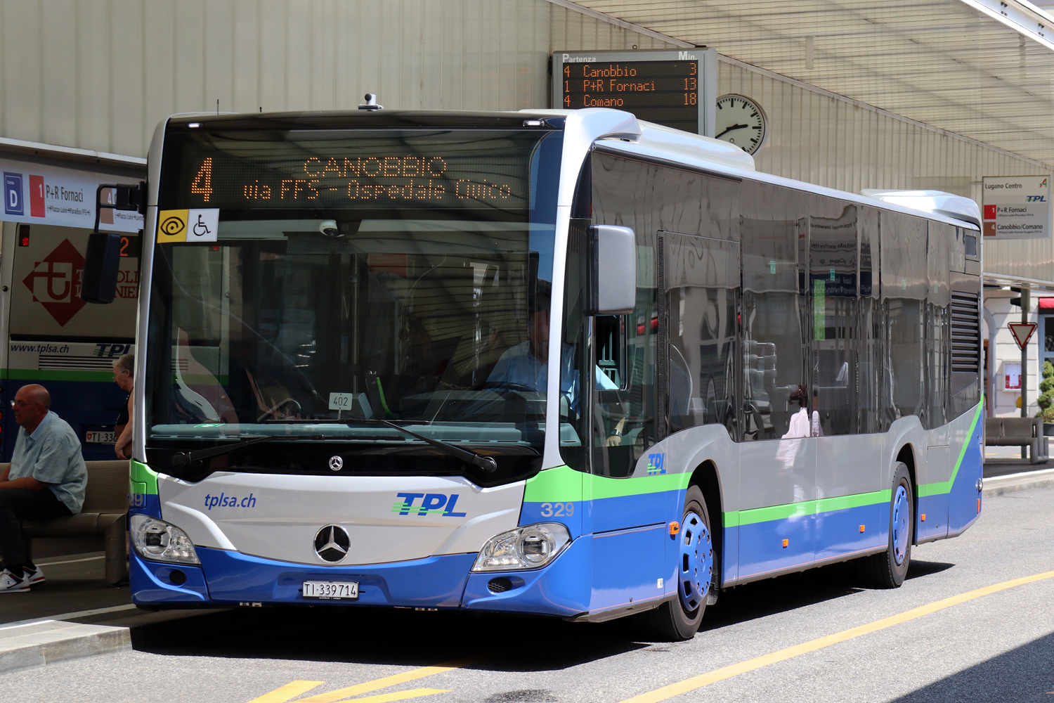 Швейцарыя, Mercedes-Benz Citaro C2 hybrid № 329