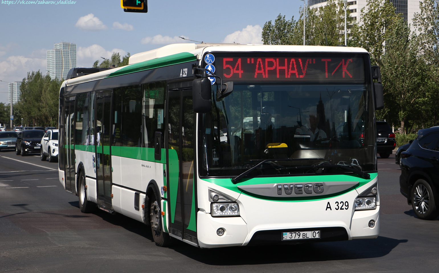 Астана, IVECO Urbanway 12M (СарыаркаАвтоПром) № A329