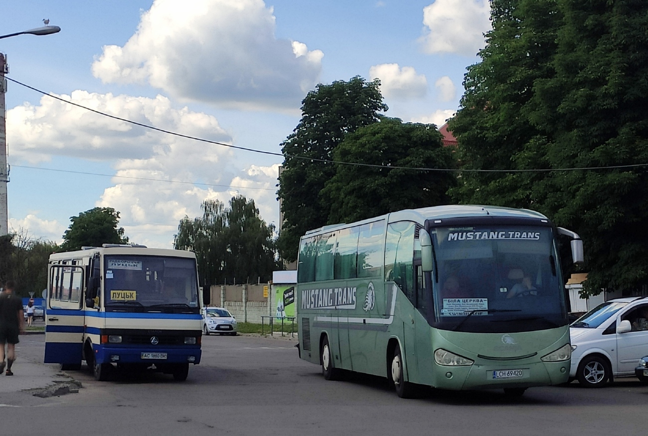 Волынская область, Эталон А079.33 "Мальва" № AC 1880 BK; Польша, Irizar Century I 12.35 № LCH 69420