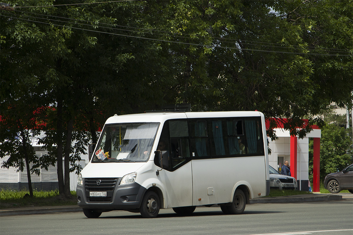 Башкортостан, ГАЗ-A63R42 Next № У 800 КЕ 102