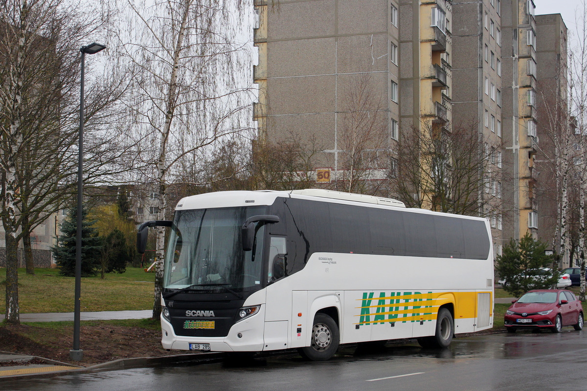 Литва, Scania Touring HD № 491