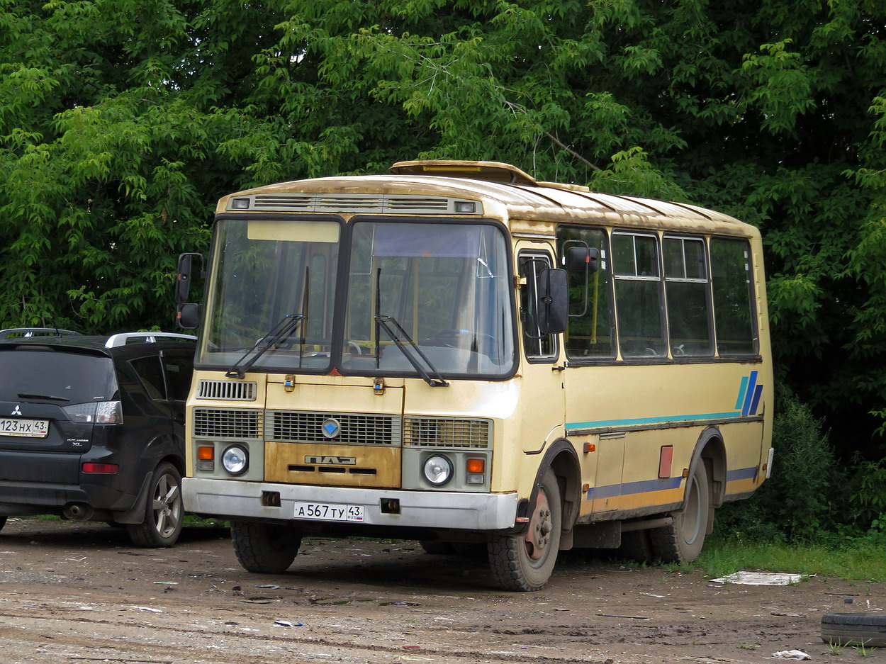 Кировская область, ПАЗ-32053 № А 567 ТУ 43