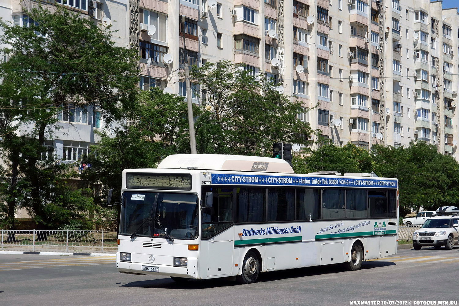 Республика Крым, Mercedes-Benz O405 CNG № А 861 ОТ 82
