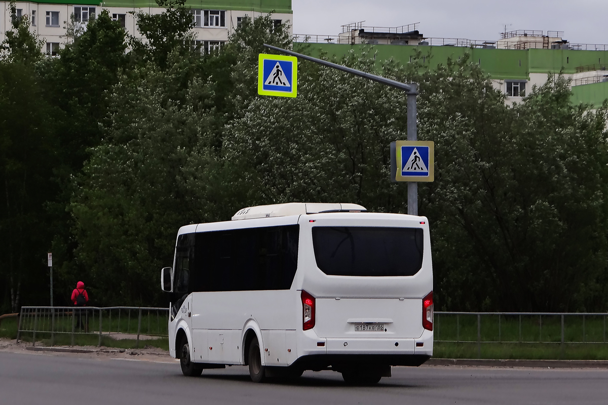 Khanty-Mansi AO, PAZ-320405-04 "Vector Next" (intercity) № Е 187 КВ 186