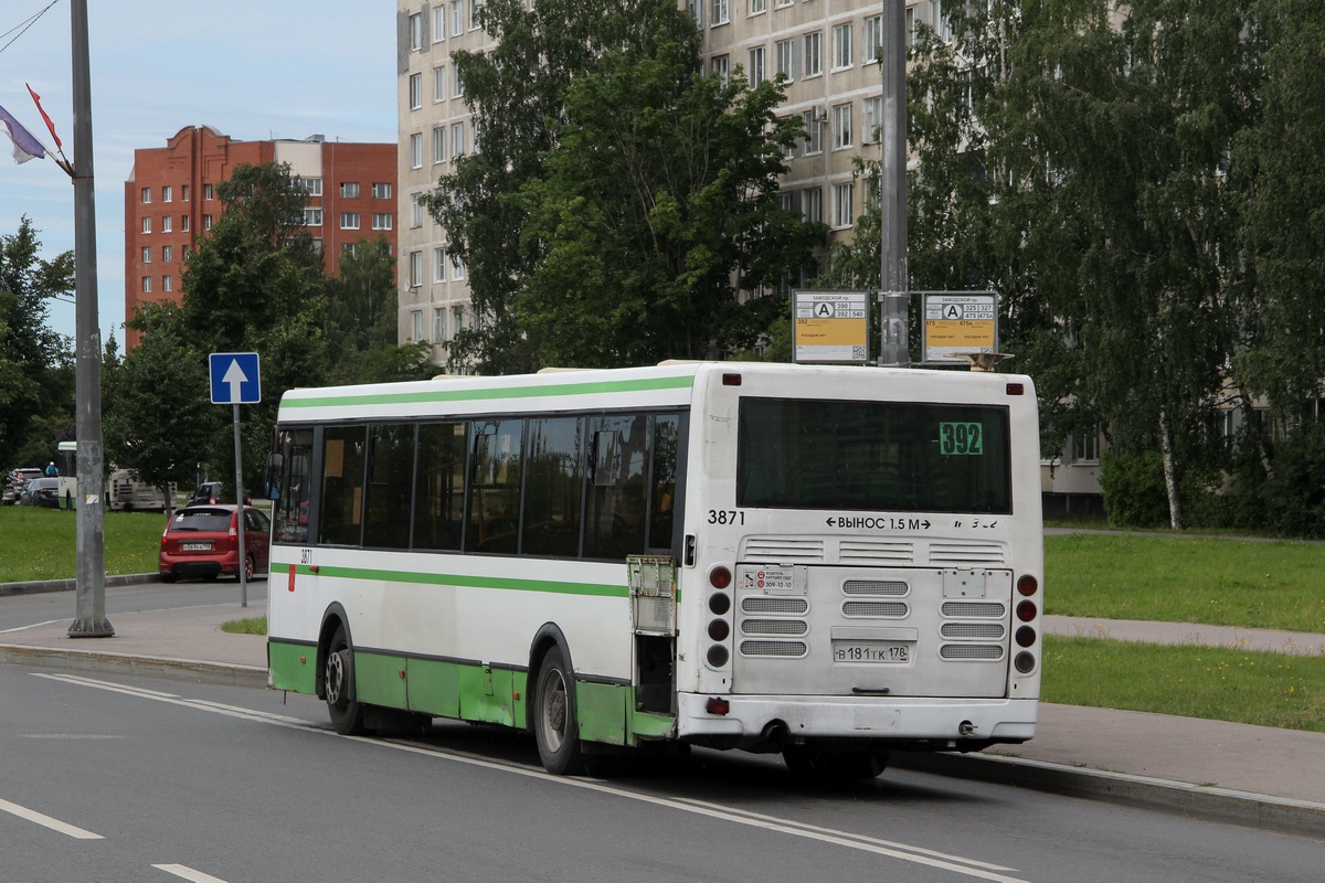 Санкт-Петербург, ЛиАЗ-5293.60 № 3871