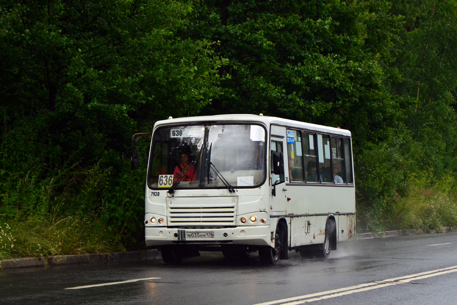 Санкт-Пецярбург, ПАЗ-320402-05 № 7930