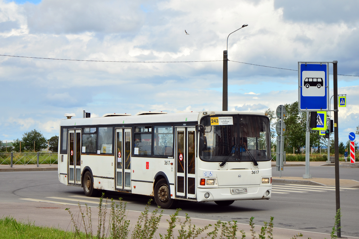 Санкт-Петербург, ЛиАЗ-5293.53 № 3617