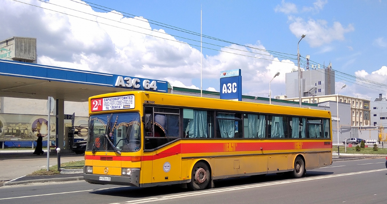 Саратовская область, Mercedes-Benz O405 № Р 478 ХС 58