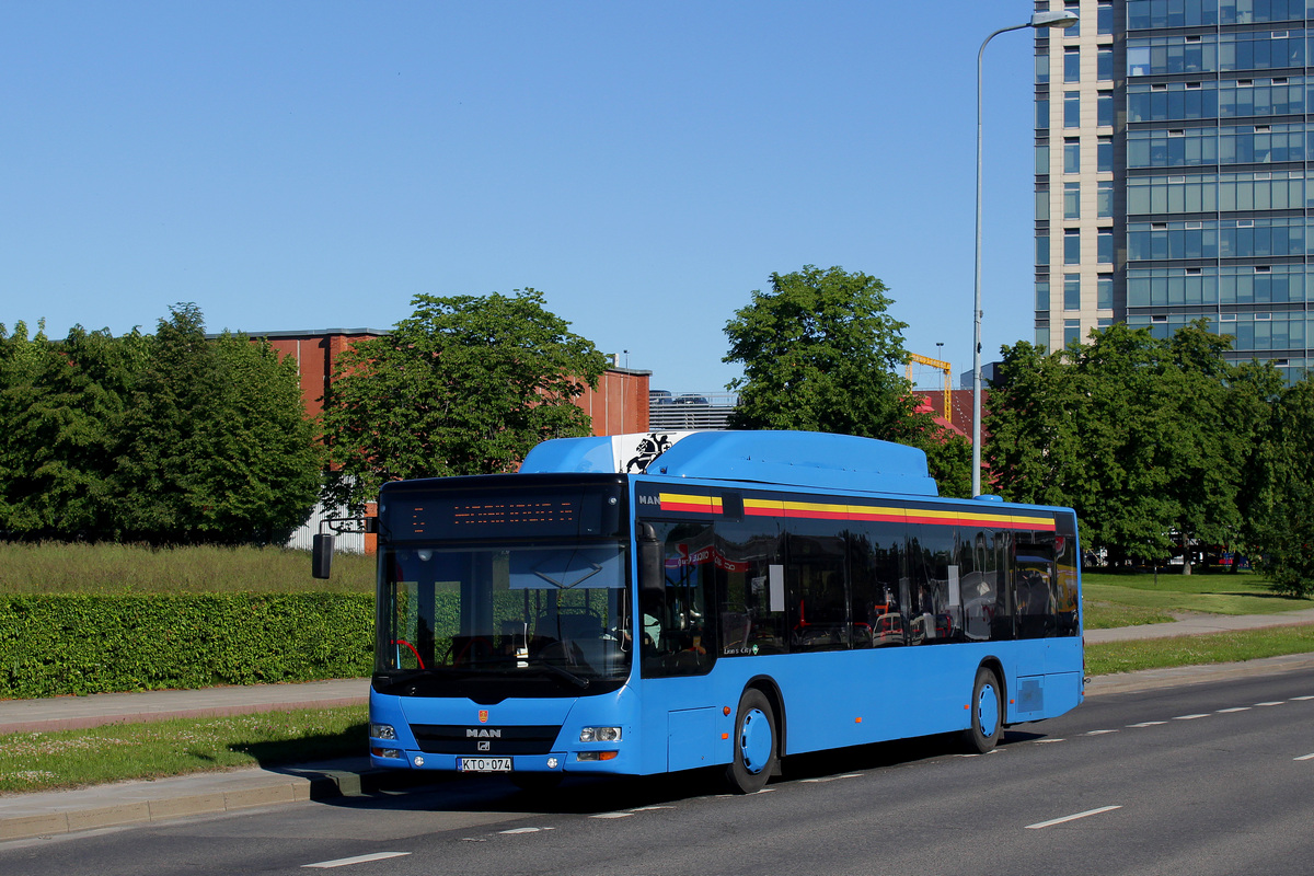 Литва, MAN A21 Lion's City NL313 CNG № KTO 074