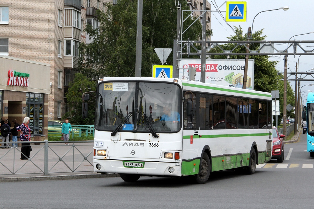 Санкт-Петербург, ЛиАЗ-5293.60 № 3866