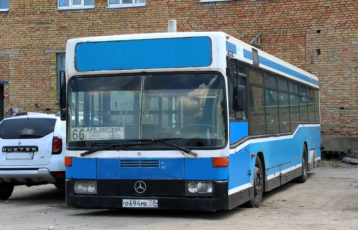 Пензенская область, Mercedes-Benz O405N2 № О 694 МК 58