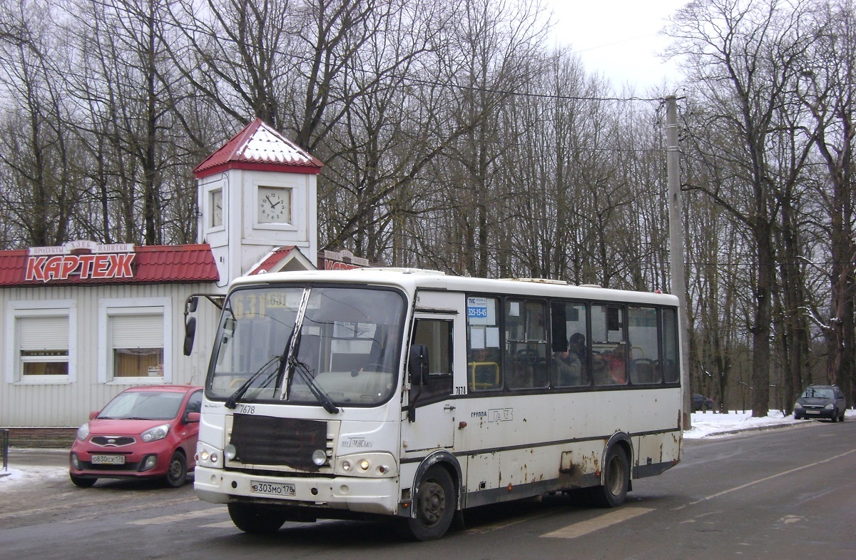 Ленинградская область, ПАЗ-320412-05 № 7678