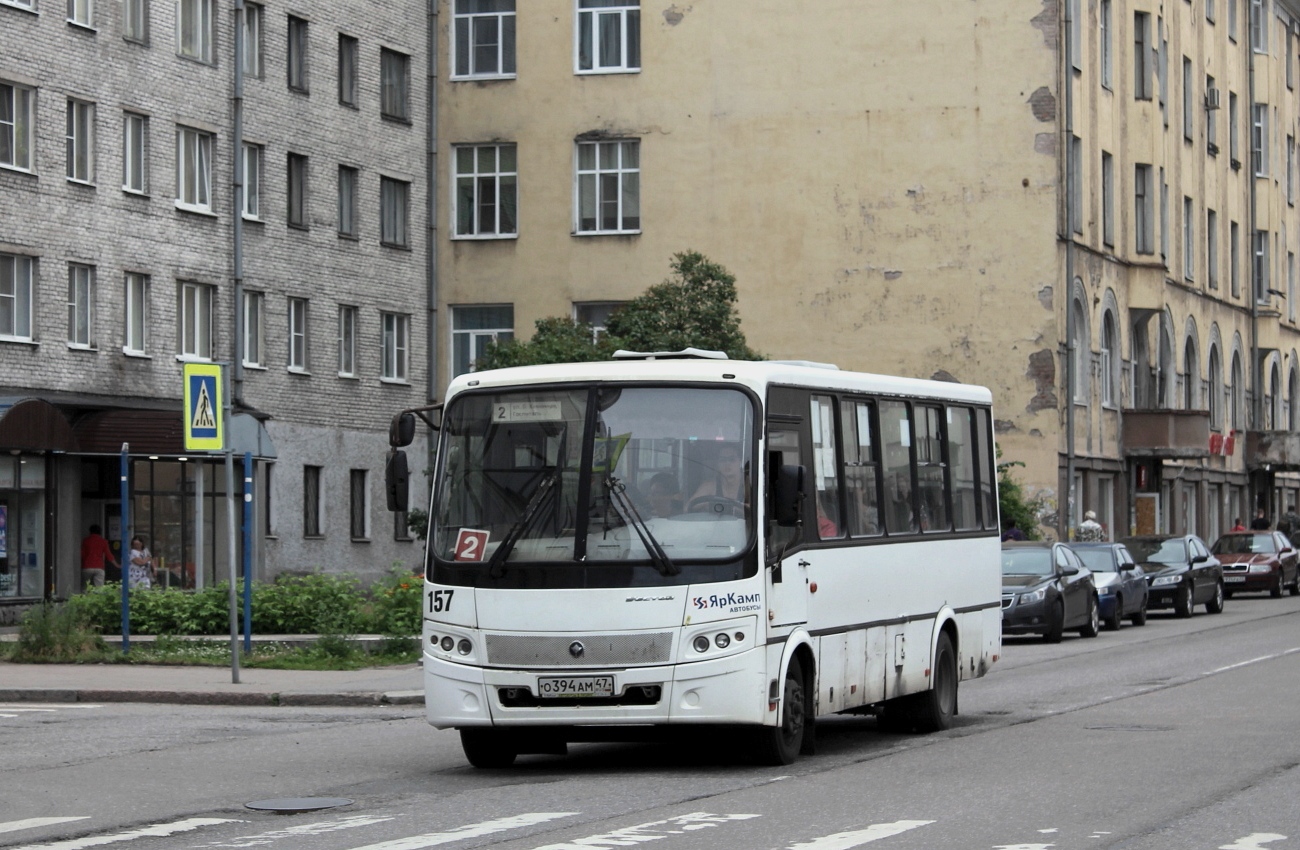 Ленинградская область, ПАЗ-320412-05 "Вектор" № 157