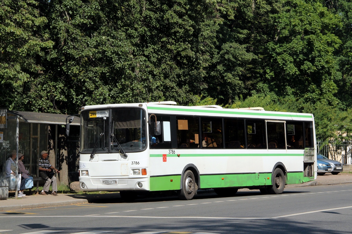 Санкт-Петербург, ЛиАЗ-5293.60 № 3786