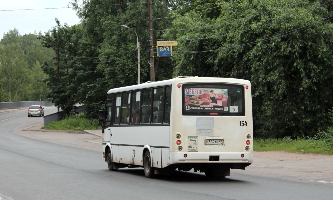 Ленинградская область, ПАЗ-320412-05 "Вектор" № 154