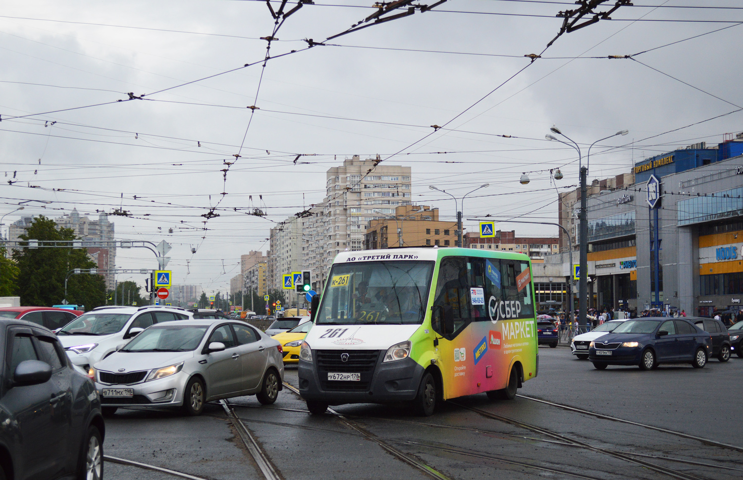 Санкт-Петербург, ГАЗ-A64R42 Next № У 672 НР 178