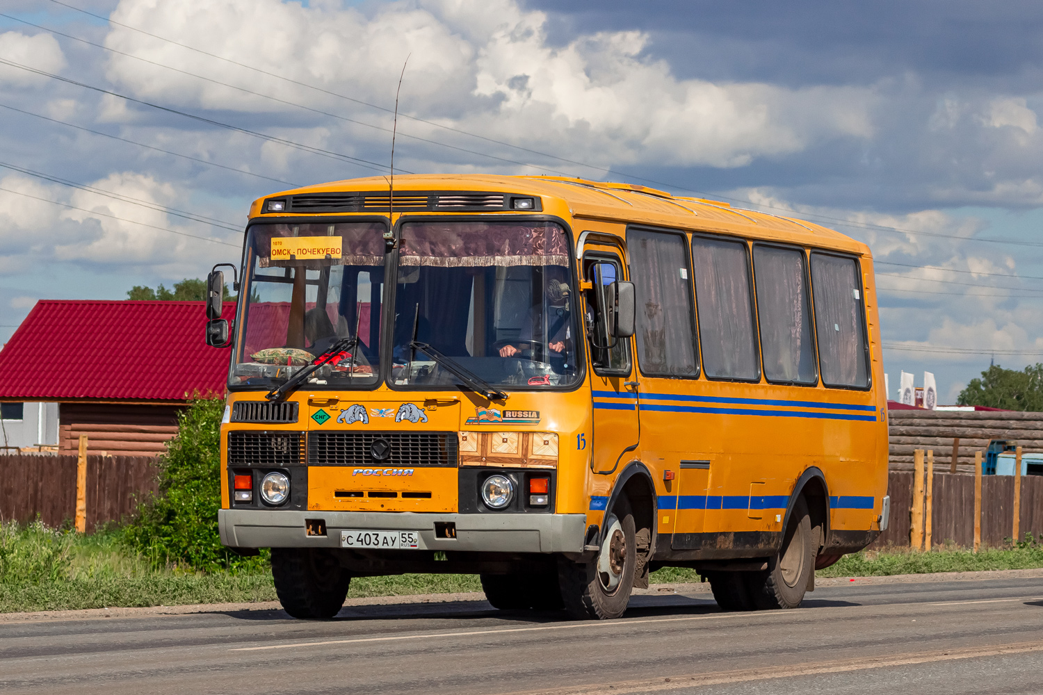 Омская область, ПАЗ-3205-110-60 № 15