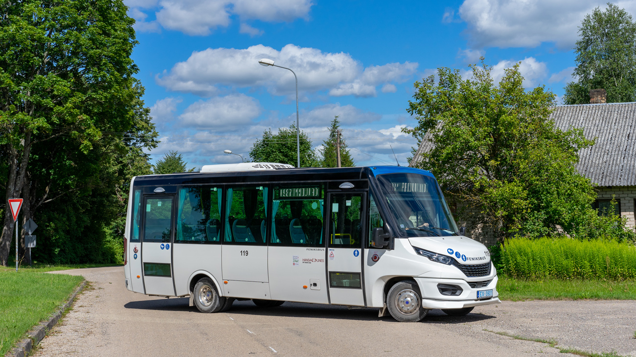 Латвия, Feniksbus FBI II 83M-E № 119