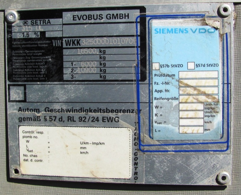 Пермский край, Setra S315UL № А 993 УА 82