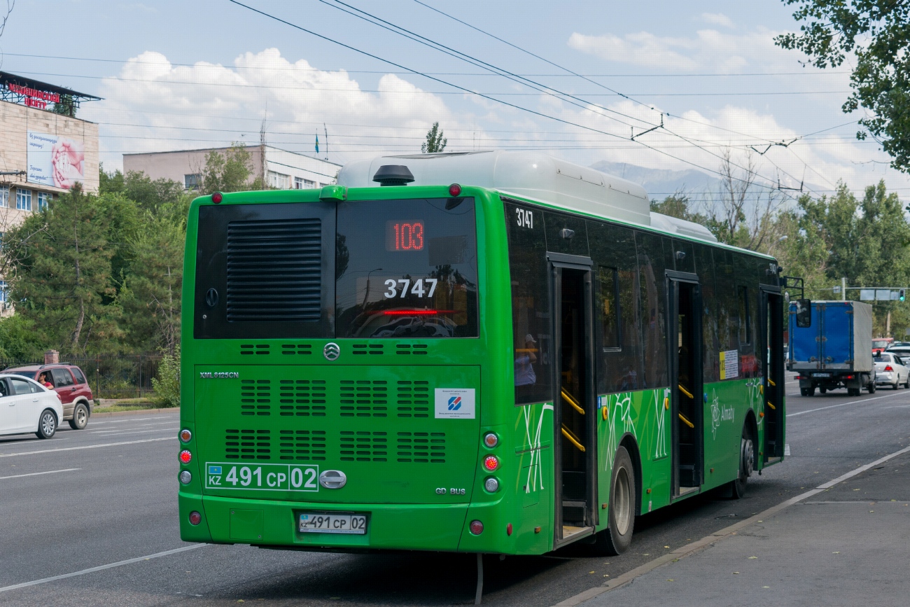 Алматы, Golden Dragon XML6125CN (Hyundai Trans Auto) № 3747