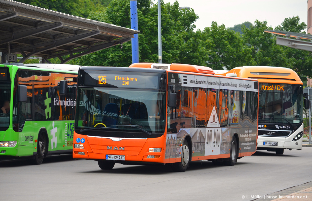 Schleswig-Holstein, MAN A20 Lion's City Ü NÜ323 Nr. NF-RV 170