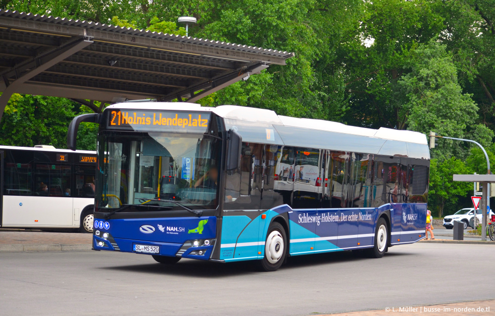 Шлезвиг-Гольштейн, Solaris Urbino IV 12 mild hybrid № SL-MS 520