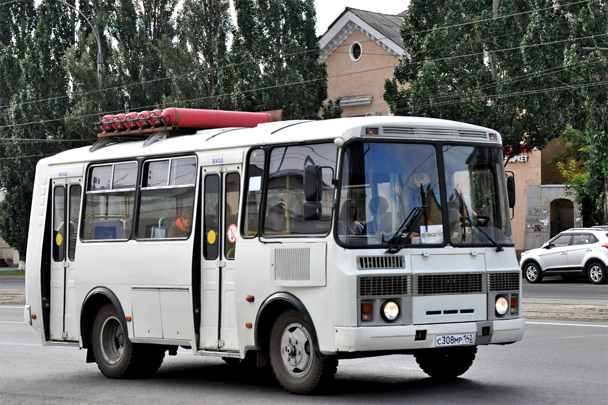 Кемеровская область - Кузбасс, ПАЗ-32054 № С 308 МР 142