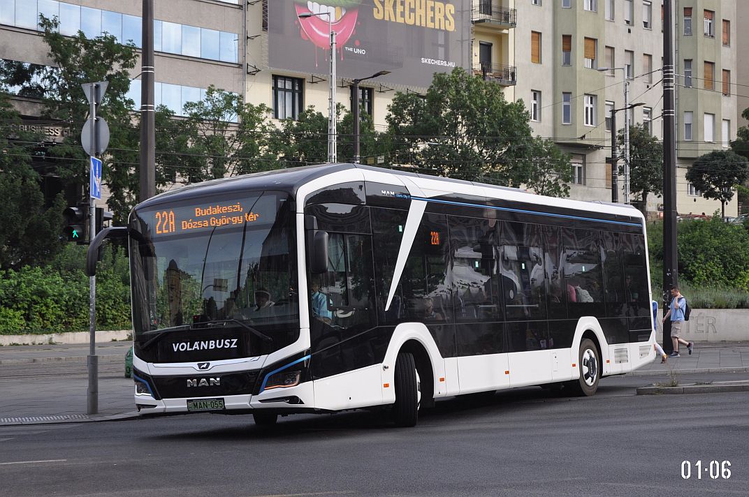 Венгрия, MAN 12C Lion's City 12 E NL367 № MAN-055