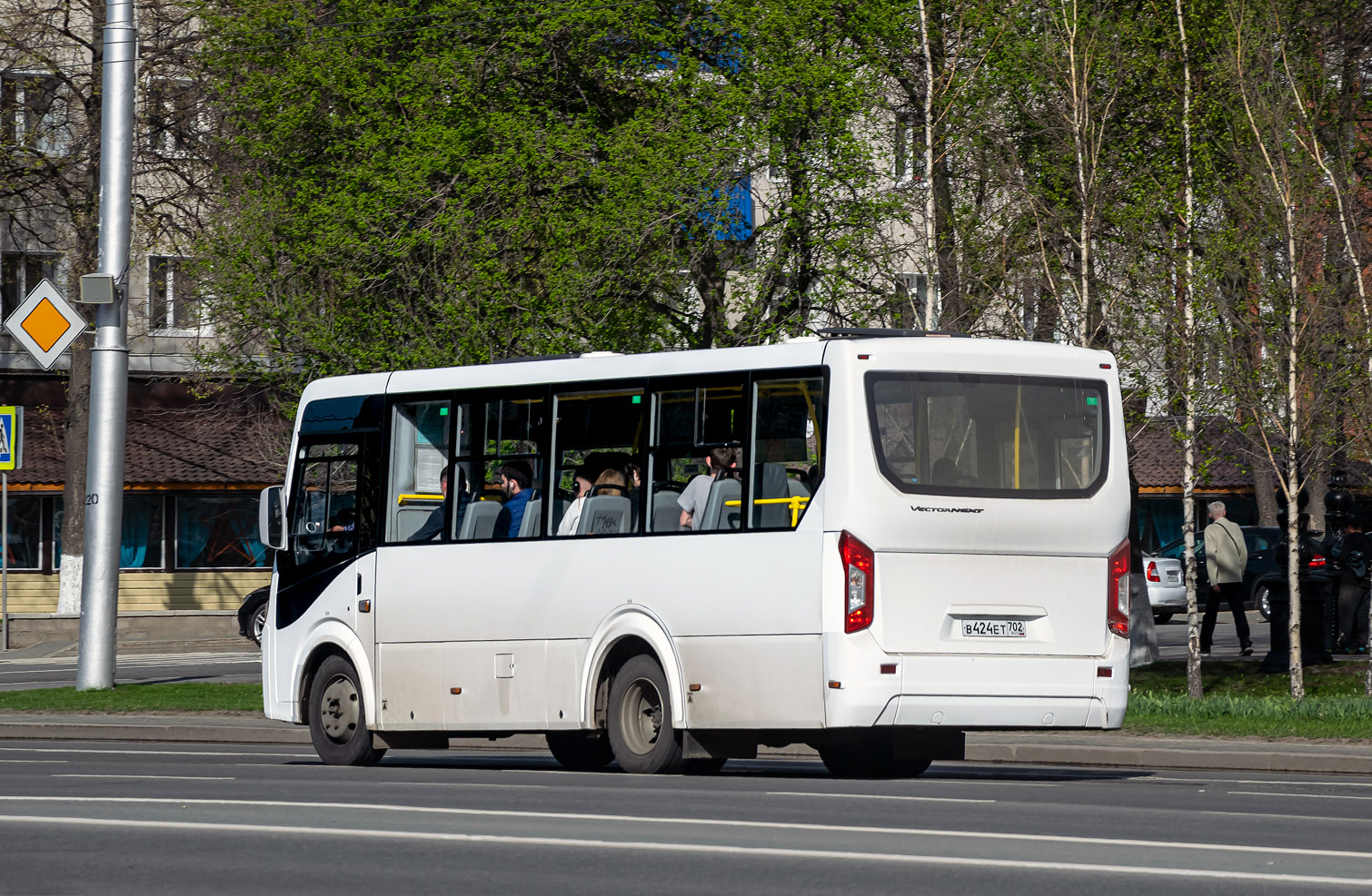 Bashkortostan, PAZ-320435-04 "Vector Next" # В 424 ЕТ 702