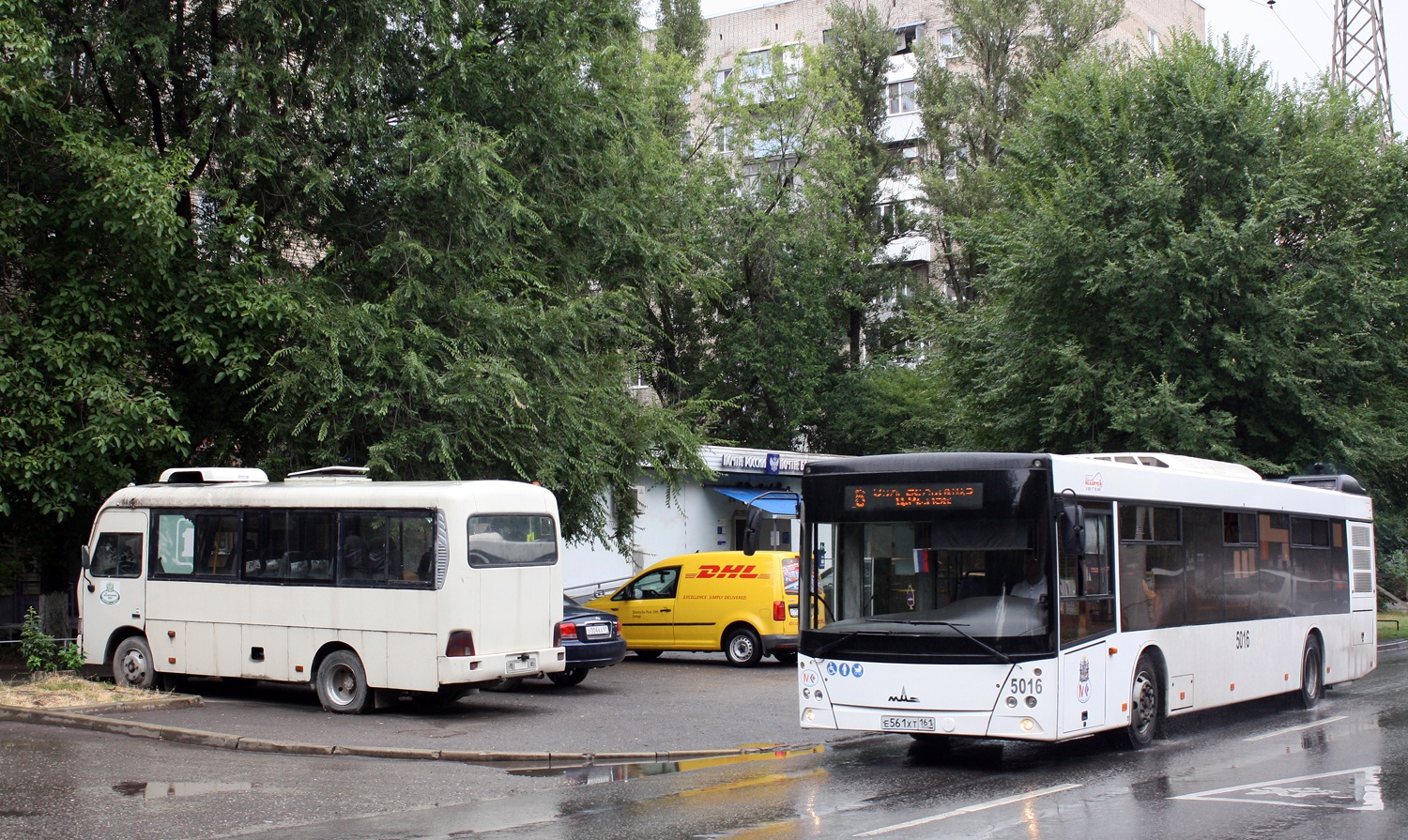 Ростовська область, Hyundai County SWB C08 (РЗГА) № Р 706 ВО 161; Ростовська область, МАЗ-203.069 № 5016