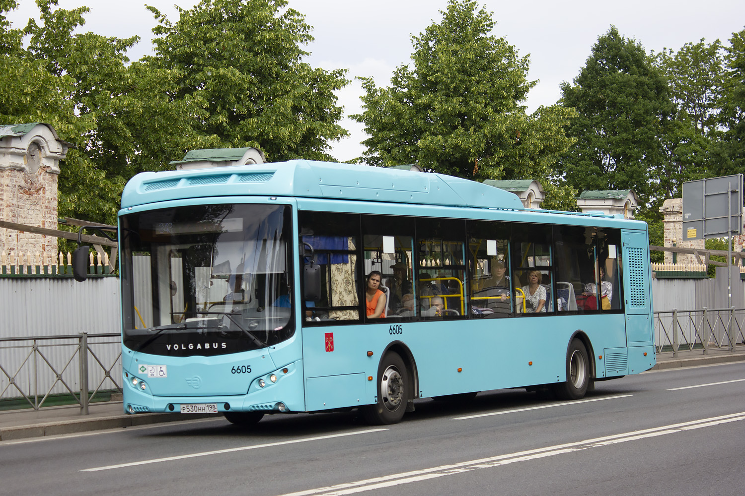 Санкт-Петербург, Volgabus-5270.G4 (CNG) № 6605