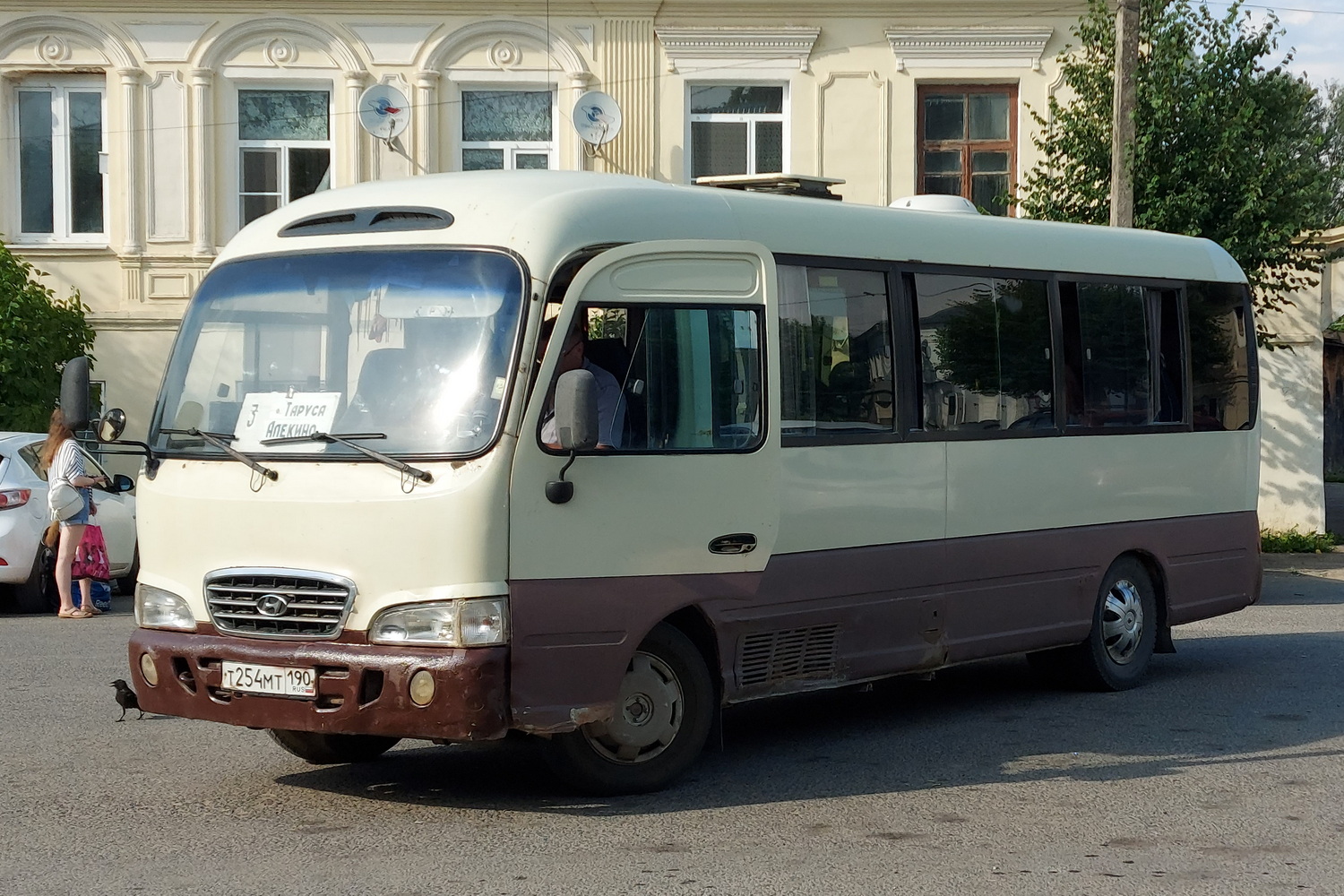 Калужская область, Hyundai County Deluxe № Т 254 МТ 190