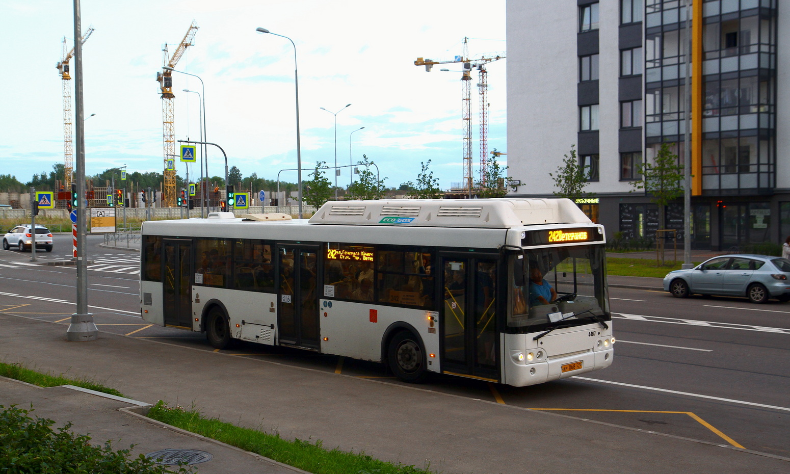 Санкт-Петербург, ЛиАЗ-5292.67 (CNG) № 4467