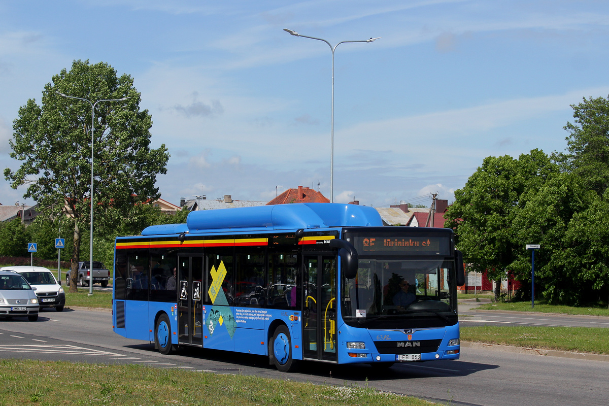 Литва, MAN A21 Lion's City NL273 CNG № 63