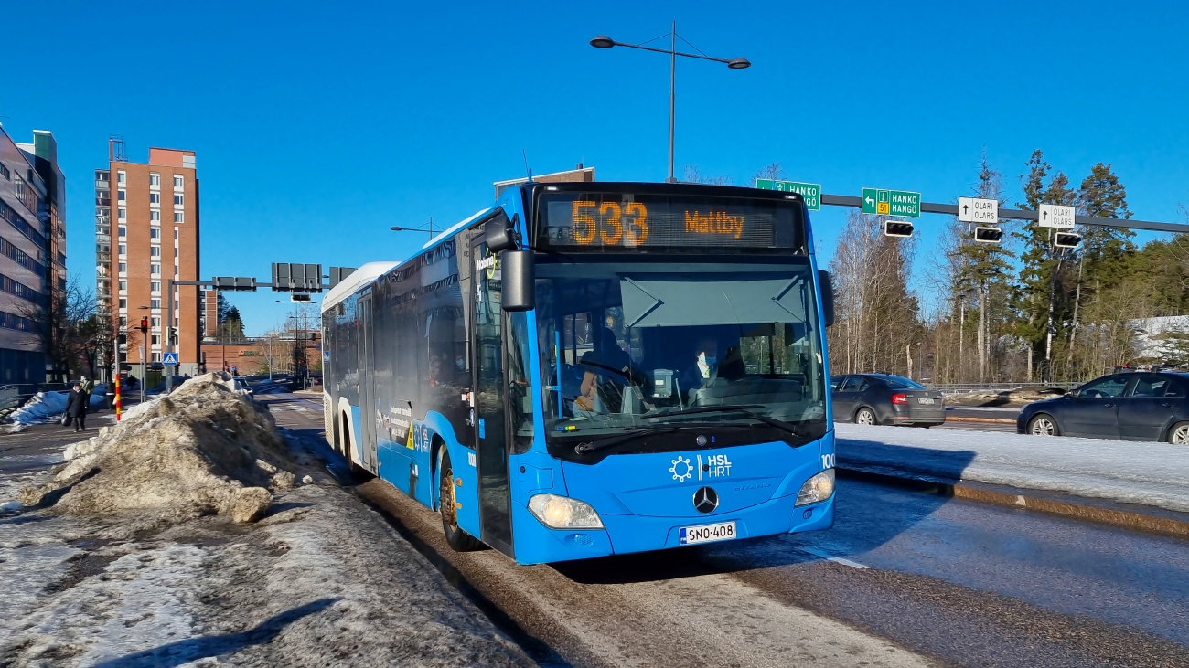 Финляндия, Mercedes-Benz Citaro C2 LE MÜ № 1008